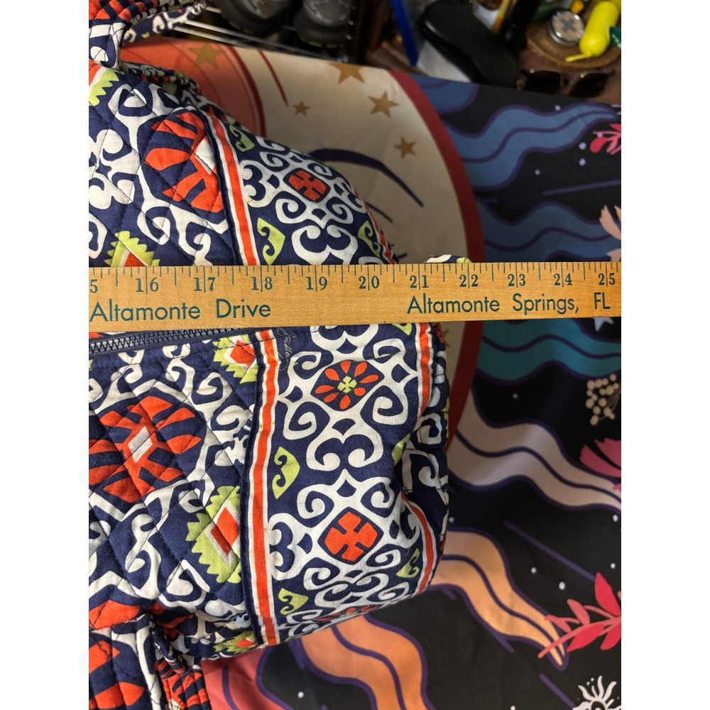 Vera Bradley Sun Valley Quilted Cotton XL Duffel Bag Travel Overnight Weekender - Picture 11 of 16